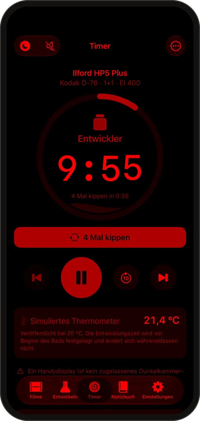 In der Dunkelkammer