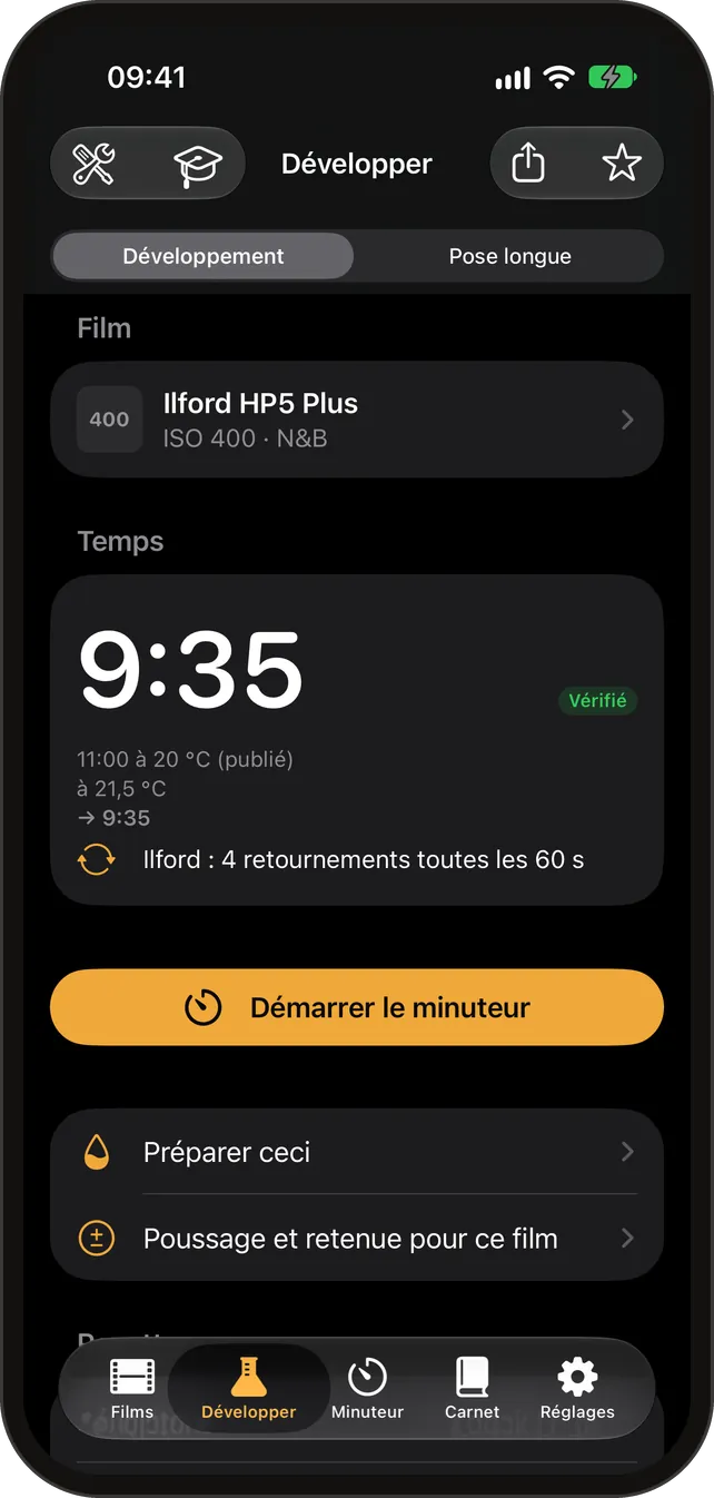 Calculateur de développement