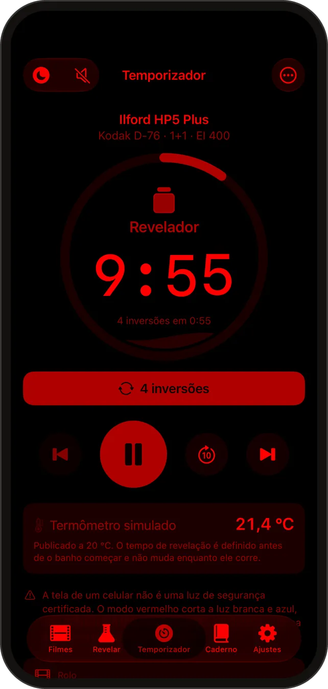 Na câmara escura
