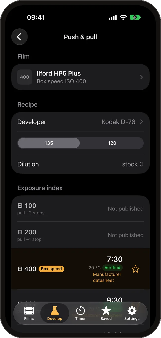 Development calculator