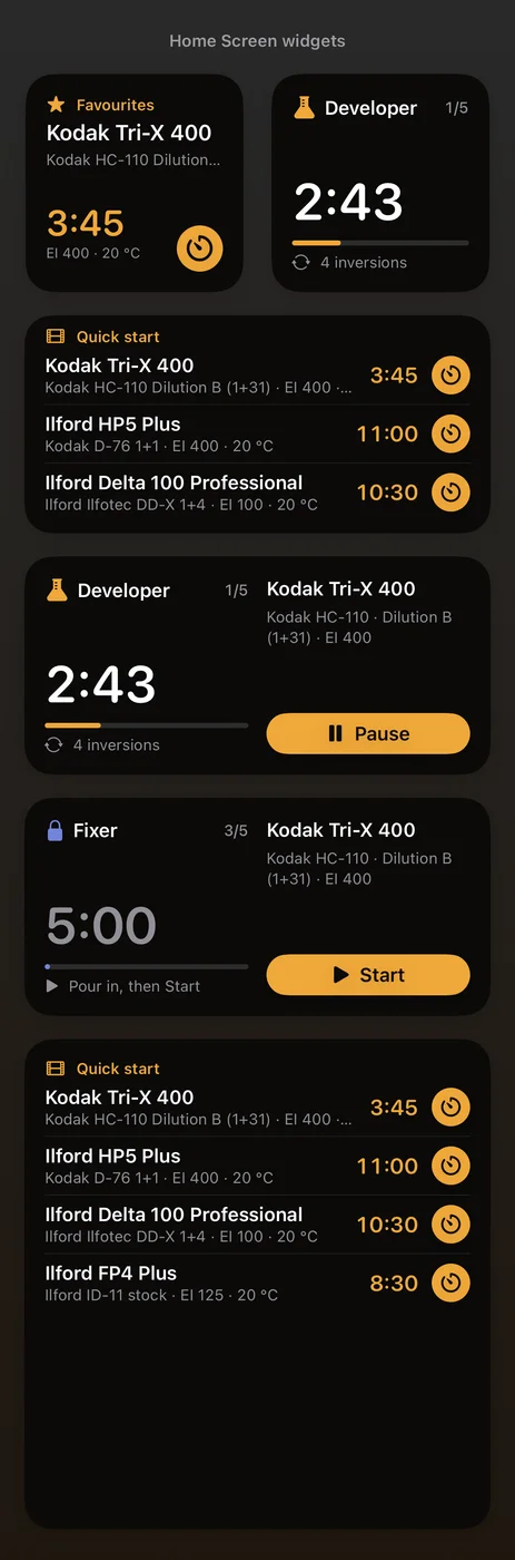 Home Screen widgets