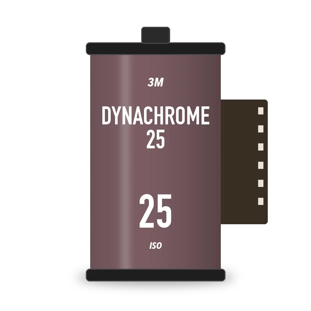 Dynachrome 25 film box