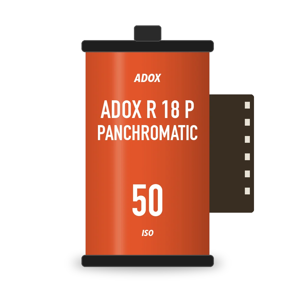 ADOX R 18 P Panchromatic film box