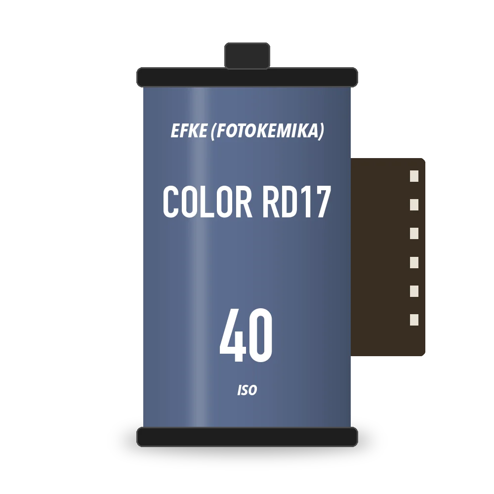 Color RD17 film box