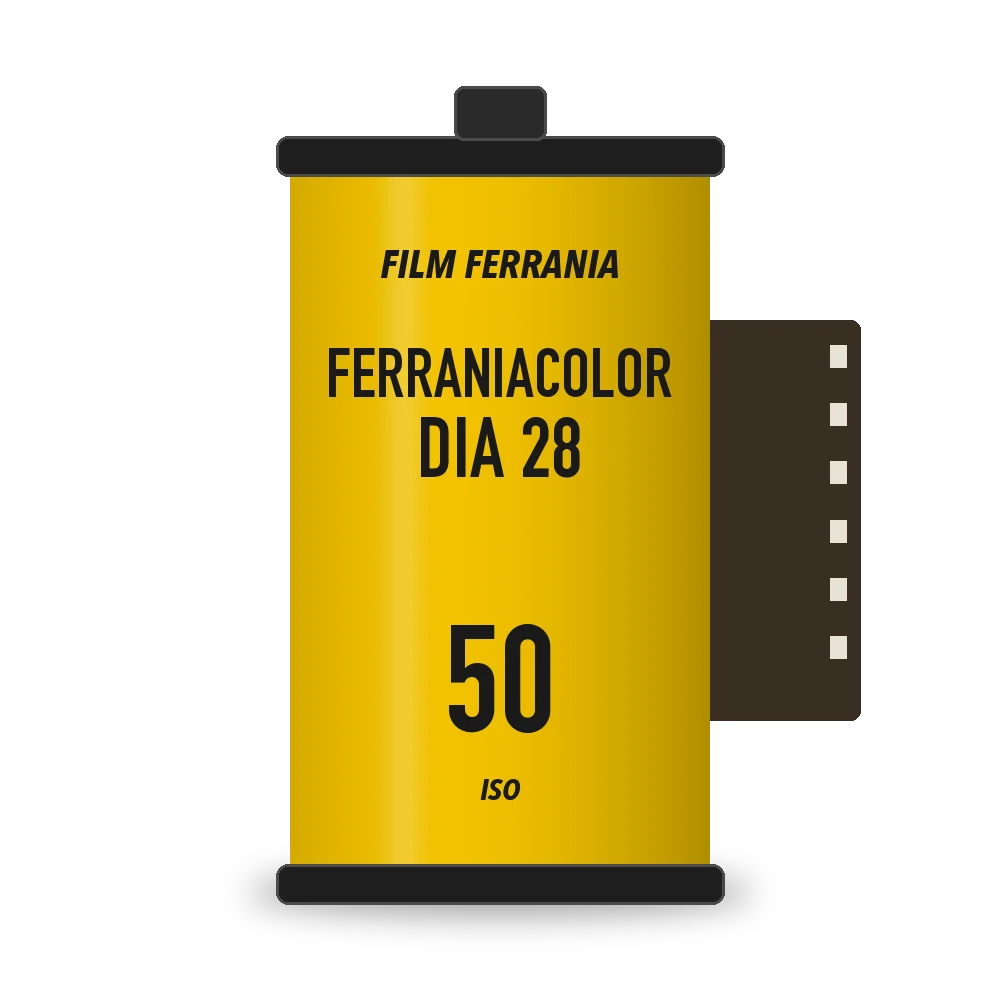 FILM Ferrania Ferraniacolor Dia 28