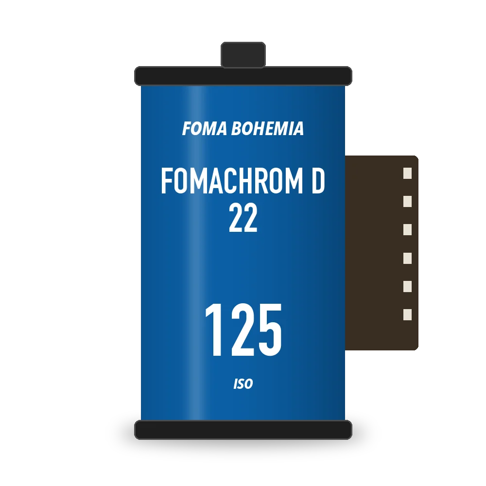 Fomachrom D 22 film box