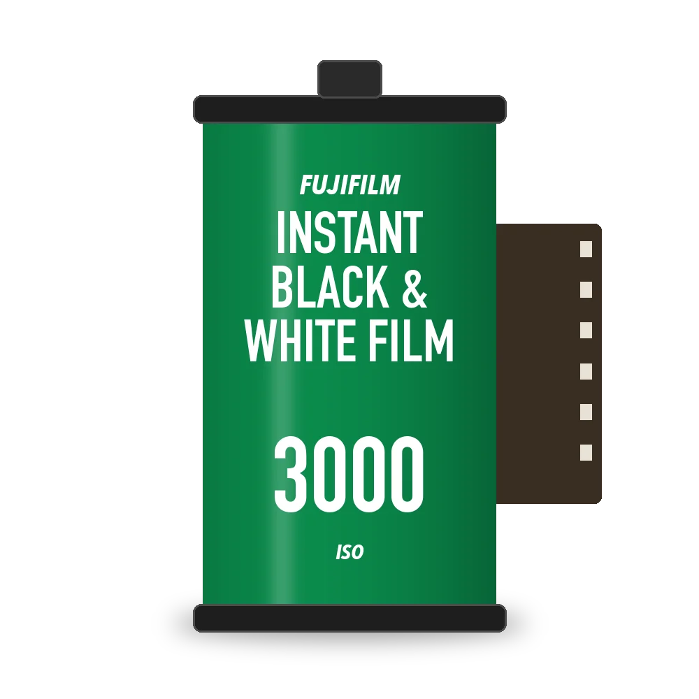 Fujifilm Instant Black & White Film FP-3000B Super Speedy