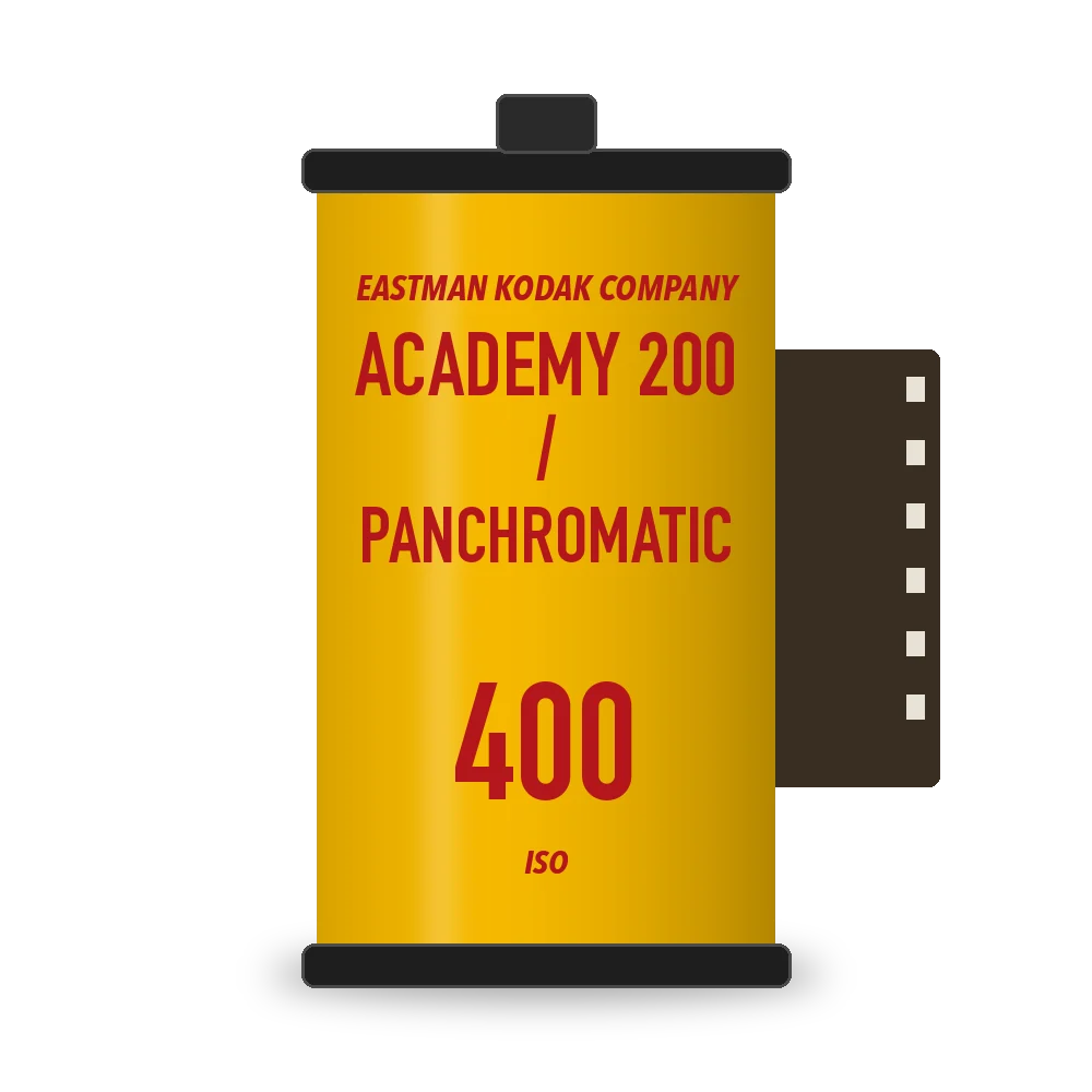 Academy 200 / Panchromatic 200 film box